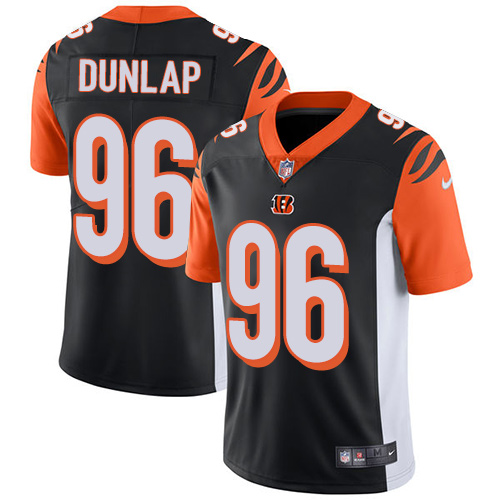 2019 men Cincinnati Bengals #96 Dunlap black Nike Vapor Untouchable Limited NFL Jersey